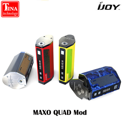 Original IJOY MAXO QUAD 18650 TC Box Mod 315W Vape Firmware Upgradeable