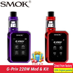 E-Cigarette Smok G-Priv 220W Touch Screen kit GPriv G priv Mod Vape 5ML