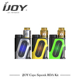 Original New Electronic Cigarettes IJOY CAPO Squonker Kit 100w Box Mod Kit 9ml