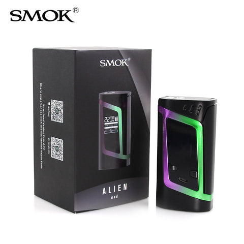 100% Original SMOK Alien Mod 220W Vape Mod VW/TC Box Mod