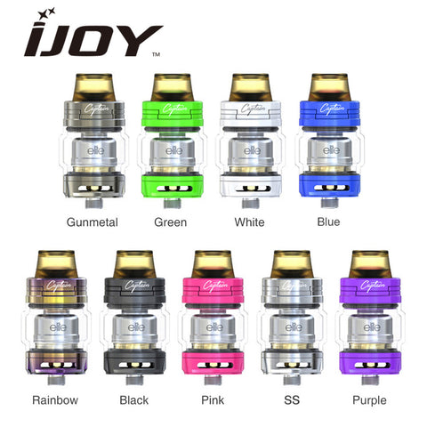Original IJOY Captain Elite RTA 2ml/3ml Atomizer 22.5mm Diameter & Single Coil