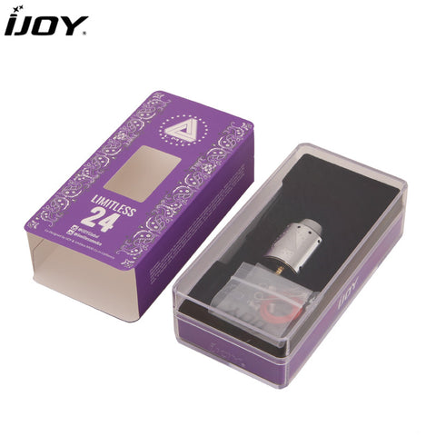 Original IJOY Limitless LMC 24 RDA Tank Electronic Cigarettes Atomizer Fit Vape Mods