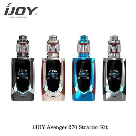 Sigaretta Elettronica Original Ijoy Avenger Kit Video Control TC Kit 230W Avenger PD270 Mod Vape With AVENGER SUBOHM Tank Vaper