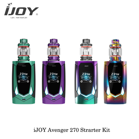 electronic cigarette IJOY Avenger 270 Starter Kit Voice control 234W Box Mod