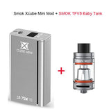 Smok vaping vapes Electronic cigarettes kit Xcube mini vape mod with tfv8 baby vaporizer tfv12 prince atomizer Tfv4 mini tank