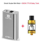 Smok vaping vapes Electronic cigarettes kit Xcube mini vape mod with tfv8 baby vaporizer tfv12 prince atomizer Tfv4 mini tank