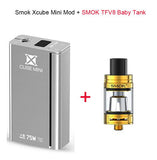 Smok vaping vapes Electronic cigarettes kit Xcube mini vape mod with tfv8 baby vaporizer tfv12 prince atomizer Tfv4 mini tank