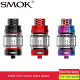 New stock! SMOK TFV12 Prince Cobra Edition Tank 7ml with V12 Prince Strip/Mesh