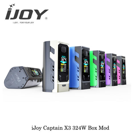 Elektronik Sigara Original IJOY Captain X3 BOX Mod 324W  Vaper Vape