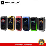 Vaporesso Polar 220W TC Box Mod Vape fit for Cascade Baby SE Tank Vaper 18650 Eletronic Hookah Vaporizer E-Cigarettes In Stock